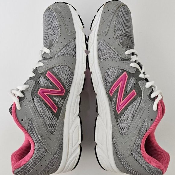 New Balance 481 Womens Size 9 B Gray Pink Lace Up Running Shoes WE481GP1 - Picture 1 of 10